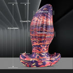 3.3' Silicone Anal Plug, XXL 8.8' Wild T-Base Anal Plug