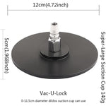 4.72'' Larger Suction Cup Adapter With Vac-U-Lock System, Updated Universal Big Dildo Holder For Quick Connector Sex Machine