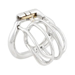 Male Chastity Device Short Small Inner Diameter 30Mm Belt Ergonomic Design Hinged Ring Men Cock Cage T2350 50Mm