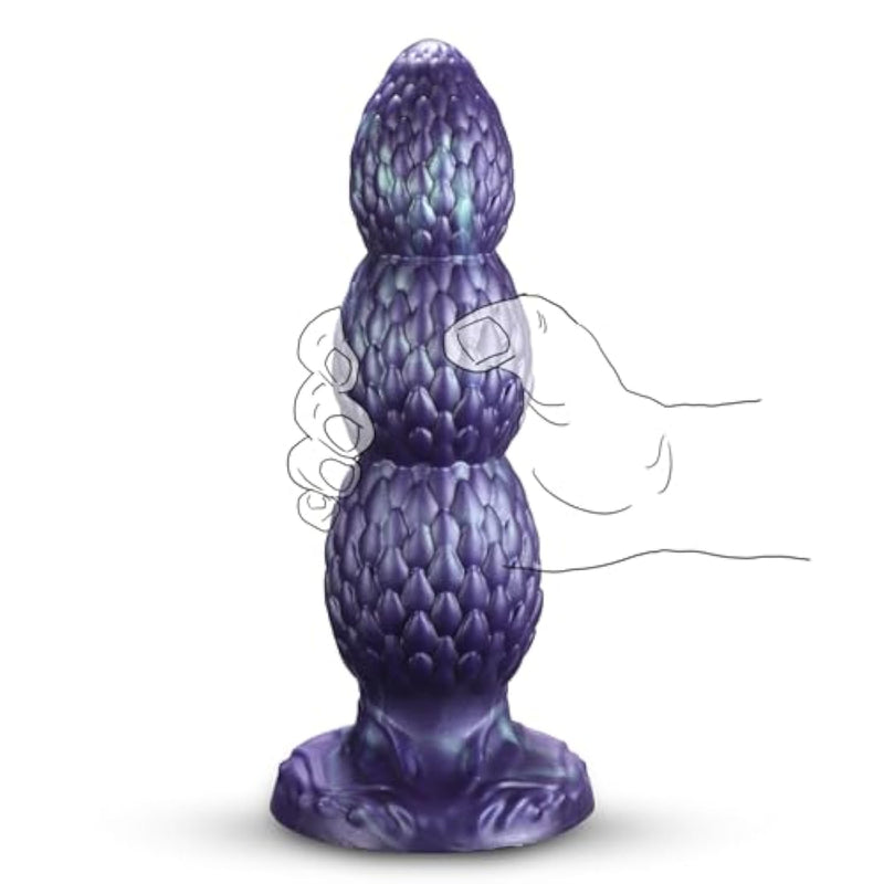 8.4" Monster Knot Dildo - Big Dragon Fantasy Dildo With 3 Dog Knots, Giant Anal Dildo With Strong Suction Cup, Thick G-Spot Stimulation Dildo For Men And Women