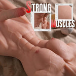 36Lb Realistic Male Sex Doll For Women, Life Size Male Torso Sex Doll With Huge Dildo & Strong Muscles, Gay Sex Dolls Dildo Torso With Tight Anus For Gay Female Masturbation