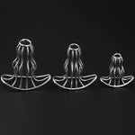 Stainless Steel Anal Butt Plugs Metal Hollow S&M Adult Sex Toys Vaginal Expander Women Men Games Trainer Gifts Pleasure Stimulator Flirting Supplies (Silver,M)