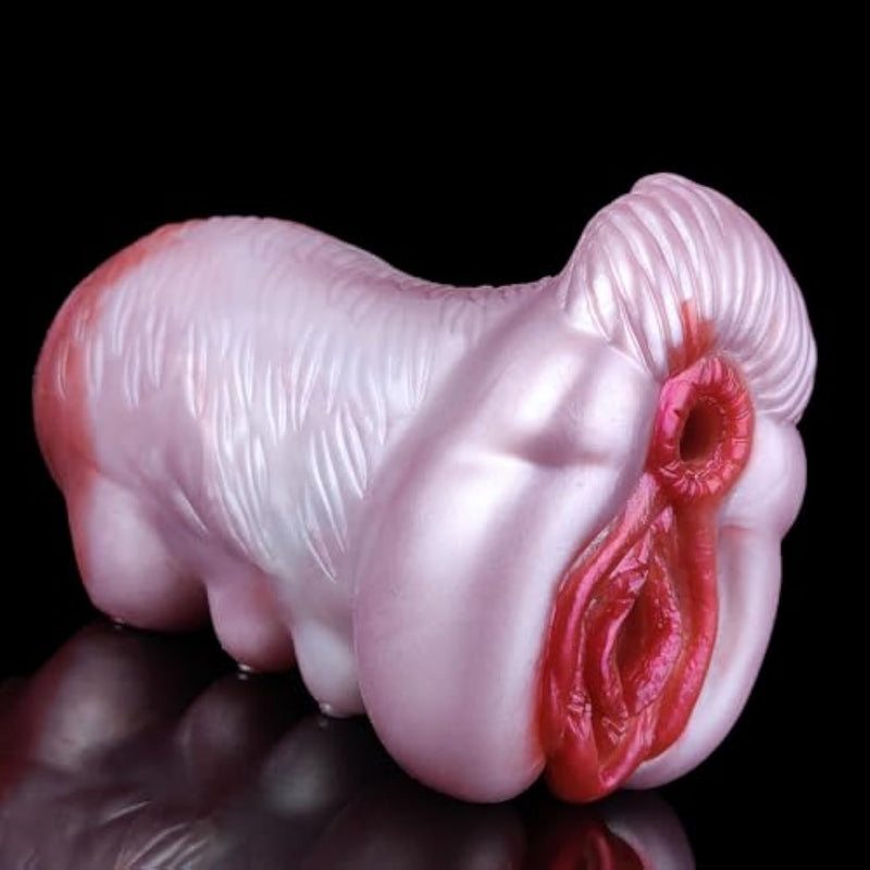 Unique Fantasy Multi-Color 2 In 1 Men Stroker Male Masturbator Ultral Soft Silicone Made For Men Couples