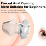 Clear Hollow Anal Plug Peephole Clear Hollow Butt Plug Vaginal Expander Anal Dilator Tunnel Anal Speculum Washer Douche Enema Adult Anal Sex Toys For Gay Lesbian Couples