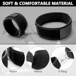Sex Bondage Wrist & Thigh Cuffs Bdsm Restraints Set, Couples Sex Toy Handcuffs Adjustable Sex Cuffs Sex Restraints Straps Wrist-To-Thigh, Restraint Set Adult Sex Toys For Couples