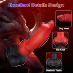 9.4" Huge Monster Dildo Fantasy Horse Dildo With Big Knots, Dog Dragon Dildos Giant Anal Sex Toy With Strong Suction Cup, Silicone Alien Animal Dildos For G Spot Prostate, Adult Toys For Women Men Gay
