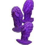 Anal Plug Monster Dildo With Safe Curved Base - Purple Silicone Octopus Butt Plug - 7.28 X 3.38 Inch Fantasy Prostate Sex Toy For Women Men Masturbation