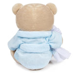 9" Teddy Bears Cloth Bear Stuffed Animal Plush Toys Bear Dressed In Bathrobe With Soothing Towel “Get Well Soon” Sleeping Soft Toy Bedtime Gifts For Baby Kids Girls Boys?Blue