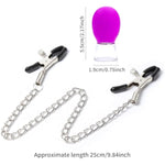 Adjustable Metal Nipple Clamps Clip For Women Non-Piercing Nipplerings Clip On Nipple Rings