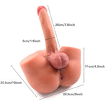 7.7Lb Male Sex Doll With 7.8 Inches Realistic Dildo, Lifelike Balls And Tight Anal - Adult Love Dolls For G-Spot Anal Clitoral Stimulation, Unisex Masturbator Sex Toys For Women Men Gay Couples