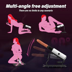 Sex Machine Automatic Thrusting Machine For Men And Women Cowgirl Sex Furniture For Bedroom Heating Flapping Vibrator With Remote Control (Black)