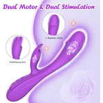 Rabbit G Spot Vibrator Sex Toys, 7 * 7 Vibrating Modes 8.4'' Couple Realistic Vibrators Anal Dildo Wand Adult Toys, Adult Sex Toys For Women And Couples Pleasure (Purple)