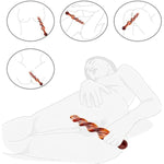 Glass Spiral Dildo, Glass Threaded Massage Stick Butt Plug, Glass Plug Crystal Dildo, Dilator Anus, Butt Plug Glass, Clear Dildo, Sm Adult Couples Anal Plug Masturbation Toy