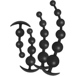 Silicone Multi-Level Pull Bead Anal Plug Anchor Handle Anal Plug Massager