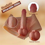 Strap on Dildo Panties, High Elastic Wearable Dildos Underwear