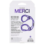 Doc Johnson Merci - Restrain - 6mm Hemp Wrist or Ankle Cuffs - for Adults Only, Violet