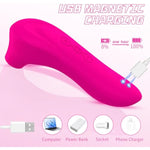 Rose Sex Toy Vibrator Adult Sex Toys,Clitoral G Spot Vibrators Female Sex Toys Mini Vibrator,Nipple Clit Stimulation Sex Novelties With 10 Licking & Vibrating,Sexual Pleasure Tools For Women Couple