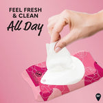 Summer's Eve Refreshing Feminine Wipes, Sheer Floral, 32 Count, 4 Pk