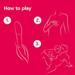 Tango X Bullet Vibrator Sex Toy | Adult Toys For Women & Couples | Vibrating Sex Toy For Her | Mini Clitoris Stimulator | 8 Intensity Levels | Gifts For Women | Waterproof | Red