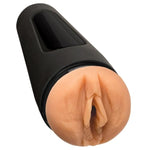 Doc Johnson Main Squeeze - Vicky Vette - Squeeze Plate for Precise Pressure - Twist End Cap to Control Suction - Discreet Premium Stroker - Male Masturbator, Vagina, Vanilla