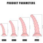 Pink Anal Stretcher Trainer Super Long Thick Anal Plug Anal Beads Silicone Suction Cup Butt Plug Spiral Masturbation Dildo Adult Sex Toys For Women And Men,Prostate Massager (S)