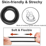 4Pcs Silicone Cock/Penis Rings Set, Cock Rings Penis Sleeve Erection Sexual Stimulation Wellness Enhancing Long Lasting Stronger, Adult Sex Toys For Men Or Couple Pleasure