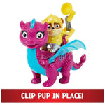 Paw Patrol, Rescue Knights Rubble and Dragon Blizzie Action Figures Set, Kids Toys for Ages 3 and up