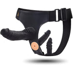 Strap-On Dildo Couple Sex Toys - Strap On 3 Removable Realistic Silicone Dildos Wearable Dildo Adjustable Pants G-Spot Stimulator Strapon Harness For Women, Lesbian & Couples Sex Toys, Black