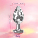 Small Anal Plug Adult Sex Toy,Jeweled Anal Toys Adult Sex Toys Games Butt Plug,Personal Anal Plug Sex Toy For Adult Women,Men And Couples,Rose Sex Toy G Spot Anal Beads Anal Toy