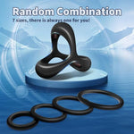 Cock Rings Penis Ring 12 Pcs Sex Toys For Men Erection, Longer Harder Stronger Erection Cock Ring For Sex Men Erection Enhancing And Orgasm Sex Toy (13 Pcs) (13 Pcs Black)