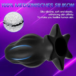 Silicone Hollow Tunnel Anal Plug,Hollow Peep Anal Dilator Enema Butt Plug Bdsm Games Adult Sex Toy?L?