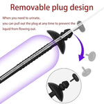 Bdsm Hollow Urethra Sound Silicone Urethral Plug Stretcher Dilator With Water Filler Penis Plugs For Training Male Stimulation Sex Toys