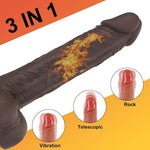 Remote Control Realistic G Spot Vibrator Dildo Adult Sex Toys for Women or Men Realistic Silicone Dildos Powerful 9 Modes