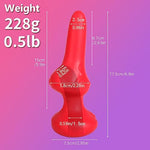 Male Masturbator Adult Silicone Anal Plug Dildo Sleeve, Penis Extender Enlarger, G-Spot Stimulator, Functional Anal Device Prostate Massage Dilation Hollow Tunnel For Gay Men Couple Sex Toys