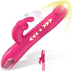 Thrusting Vibrator Dildos - 9.7" Rabbit Vibrators Vibrating Dildo Adult Toys, Consoladores, Vibradores, Silicone Realistic Anal Pink Dildo Sexy Toys, Womens Sex Toys Sexual Pleasure Tools For Women