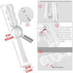 Male Tool Sex Doll Cleaning Care Cleaning Brush Male Jet Cup Masturbator Cleaning Utensils, Reusable Celebrity Cleaning Brush Ventilated Drying Rod, Adult Pocket Cat Pocket Pussy Sex Toy Care