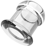 Hollow Anal Vagina Expander Silicone Anal Butt Plug Transparent Anus Dilation Dilator Enema Sex Toys Prostate Massage For Adult Women Gay Men (White)