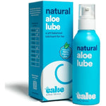 Hello Natural Lube - Aloe-Based Organic Personal Lubricant - Hydrating, Hypoallergenic, Ph-Balanced, Non-Sticky, Condom Compatible, For Men, Women, & Couples, 3.3 Fl Oz
