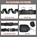 Bdsm Sex Bondage Restraints Kit Toys Cuffs Set Bed Restraint Straps For Adult Play Queen Sized Bed Fuzzy Sex Handcuffs Hand Cuff Bracelets Set For Women Adults Bedroom Couples Thigh Restraints Sweater