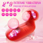 Womens Sex Toys Finger Vibrators - Quiet Couples Sex Toy With Dual Channels & 9 Vibrations, Nipple Massager Rose Sex Toy Clit G Spot Anal Mini Vibrator, Adult Sex Toys & Games For Women, Adult Toys