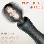 Silicone Button & APP Control Vibrator Wand with 9 Strong Modes