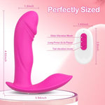 App Remote Control Wearable Vibrator - G Spot Vibrators With 9 Vibration Modes 2 Powerful Motors & Dual Stimulation Waterproof Dildo Panty Vibrator Adult Sex Toys For Women Couples