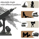 Sex Machine For Women With Machine Dildo And Suction Cup Adapter,Sex Toys For Men, Automatic Thrusting Machine With 3Xlr Connector Attachment For Couples Enhanced Versatility