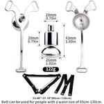 Male Inverted Chastity Device Sex Toy With Chastity Belt Set, Stainless Steel Negative Chastity Devices Locked Cock Cage Adult Penis Sm Bondage Sex Toys For Gay Men Advanced Player (Black)