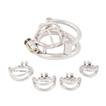 Men Short Small Chastity Device Prevent Escape Design Closed Ring Cock Cage Adult Game Sex Toy B745 45Mm