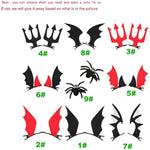 Silicone Anal Plug Dog Tail Butt Plug Sex Toys Gecko Tail Anal Plug Set Black Red Demon Tail Anal Plug With Bat Wings Hairpins Hair Clips Set