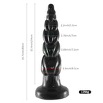 15.7Inch Huge Anal Plug + 16.5 Inch Monster Double Ended Dildo