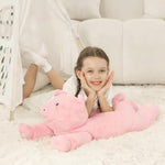 Giant Pig Stuffed Animal Plush Toy, 31.5 Inches Oversize Soft Pig Plushie For Kids Girls Boys, Snuggle Cute Stuffed Farm Animal Gift For Christmas Birthday