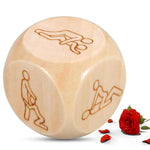 Date Night Dice, Valentine'S Day Gifts For Couples Women Men Decision Dice Wooden Couple Dice Game, Couple Fun Dice Game Dice Novelty Gifts For Him Her Honeymoon Wedding Anniversary Couple Gifts(Love)