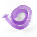 41.7 Inch Super Long Anal Plug Dildo, Flexible Butt Plug For Deep Pleasure, Soft Prostate Massage G-Spot Stimulation, Adult Sex Toys For Men Women (Purple)